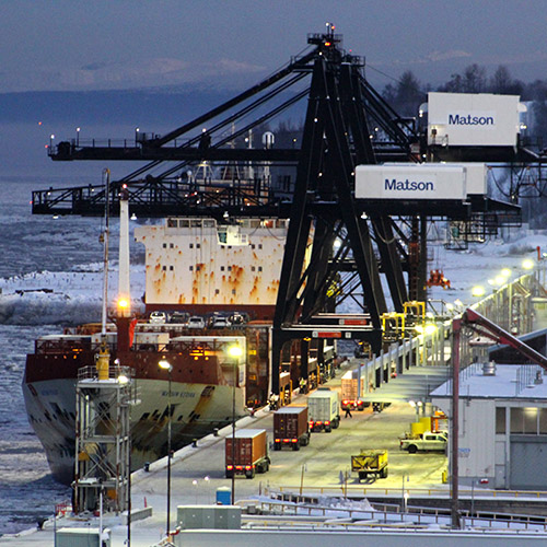 Port of Alaska’s existing cargo terminals.